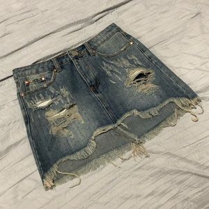 NWT FashionNova  Denim Skirt